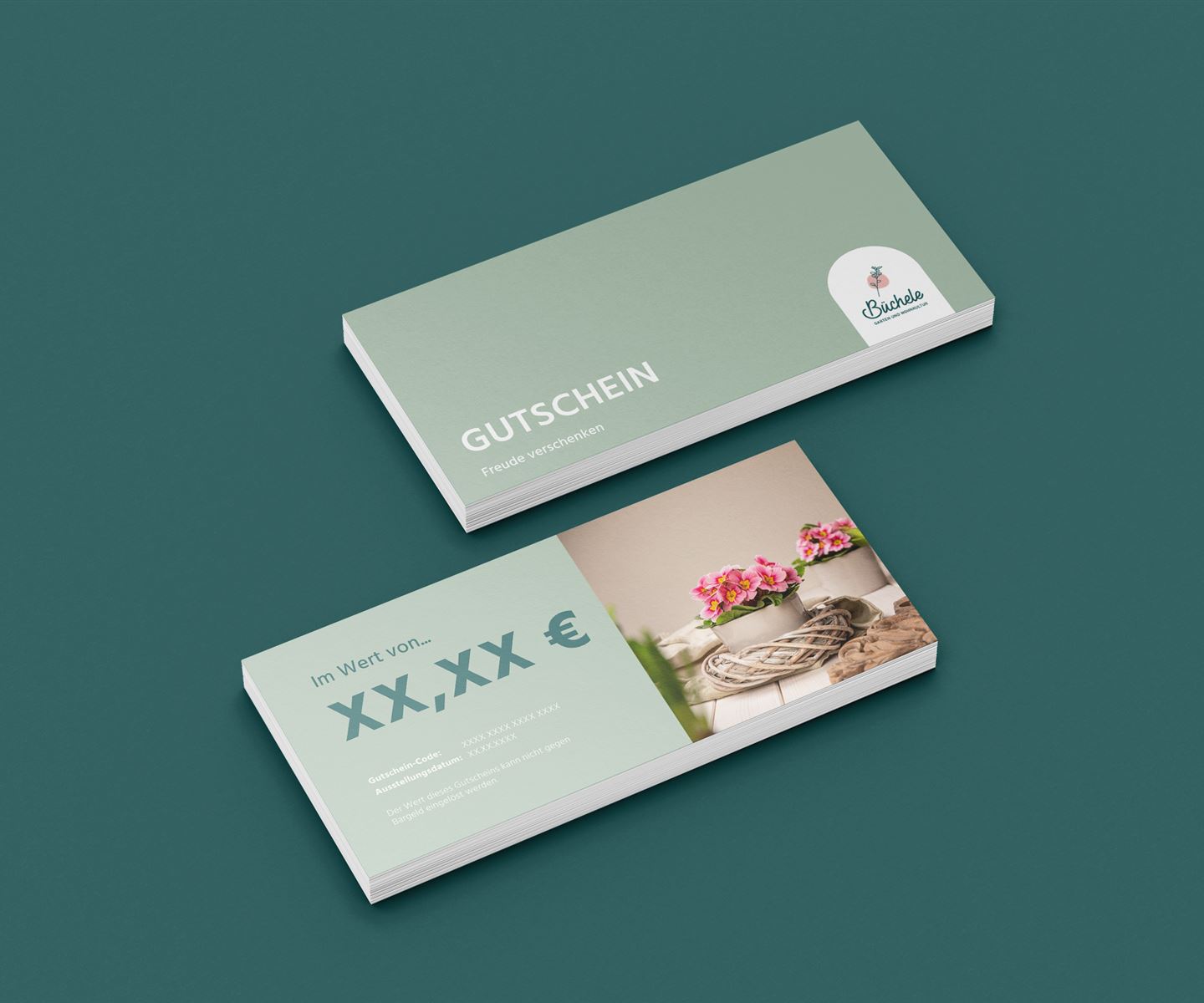 Individueller Gutschein zum Herunterladen Individueller Gutschein zum Herunterladen